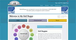 Desktop Screenshot of mygolfbuggy.com